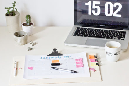 DIY monthly calendar for 2017 | LOOK WHAT I MADE ...