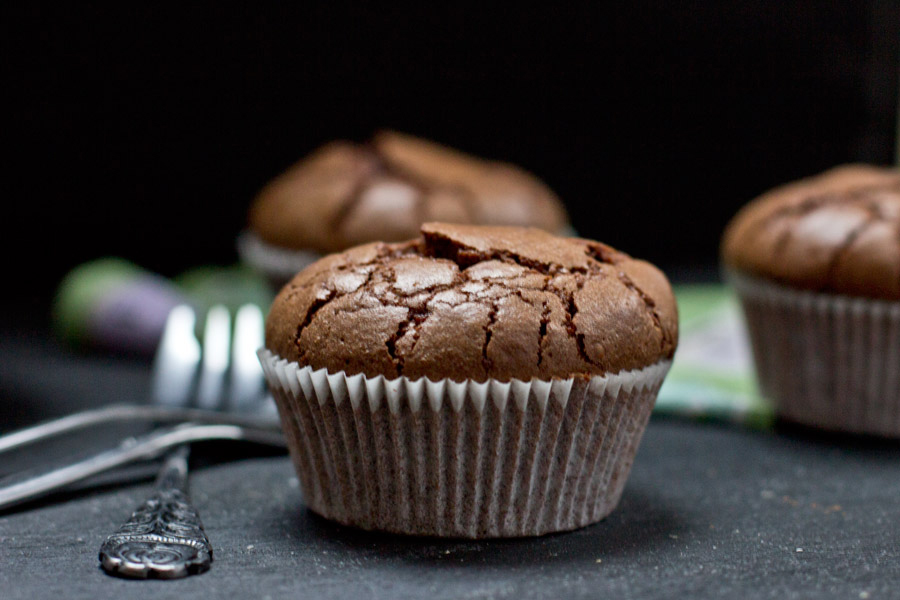 chocolate brownie muffin with walnuts recipe
