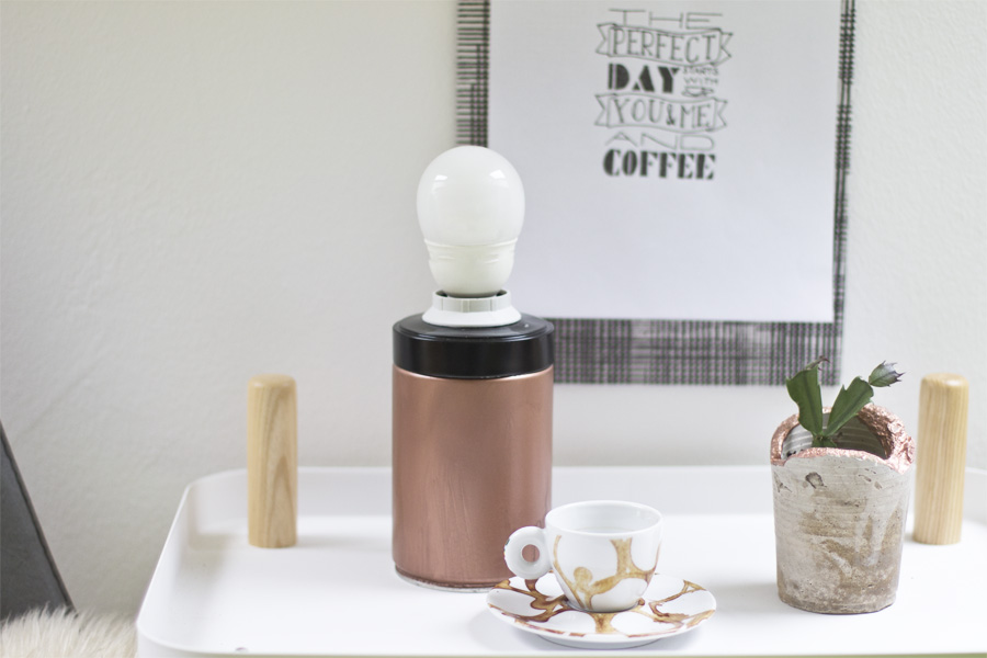 Coffee tin lamp DIY | LOOK WHAT I MADE ...