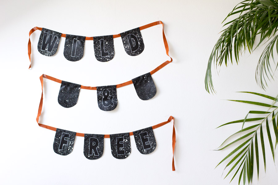 Wild and free garland DIY | LOOK WHAT I MADE ...