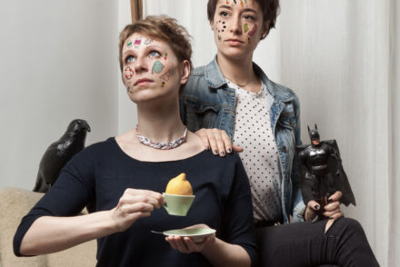 LOOK WHO MADE IT: Temporary tattoo designers Elke Bauer and Barbara Hoffmann from Young & Smitten