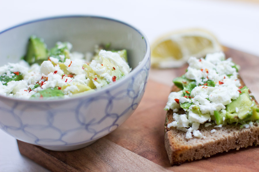 fresh avocado feta cheese sandwich recipe