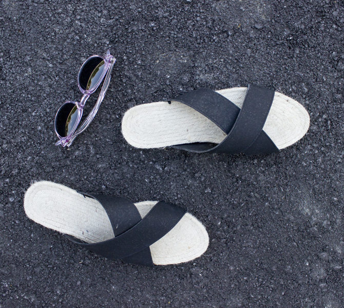 Fashion DIY: Make your own vegan leather sandals | LOOK WHAT I MADE ...