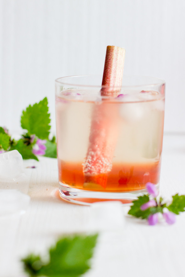 Rhubarb gin fizz recipe. LOOK WHAT I MADE