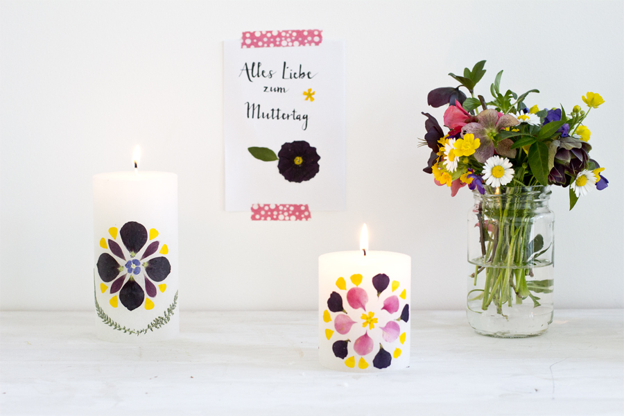 Mothers day candle store craft