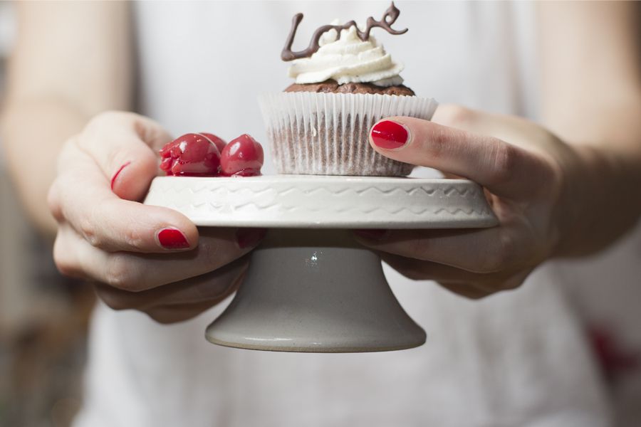 cherry-chocolate-cupcake-serving