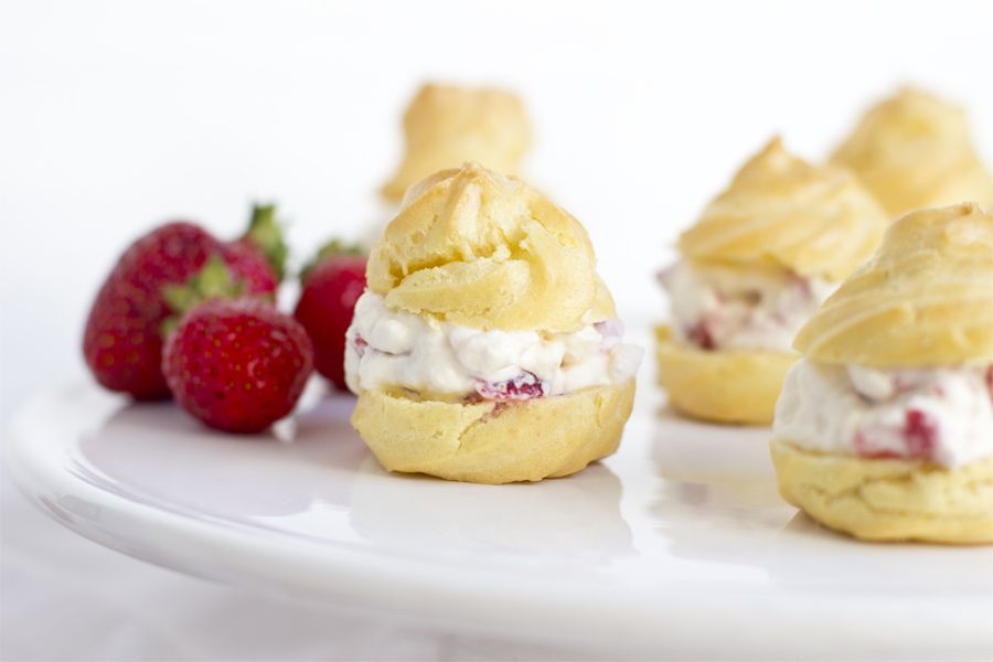 Strawberry filled choux pastry | LOOK WHAT I MADE ...