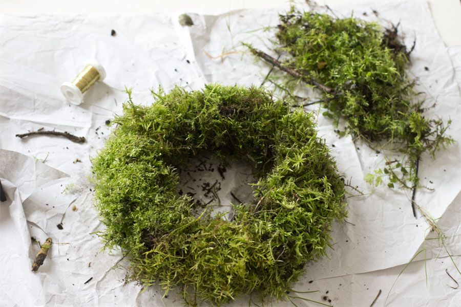 DIY advent wreath with moss | LOOK WHAT I MADE ...