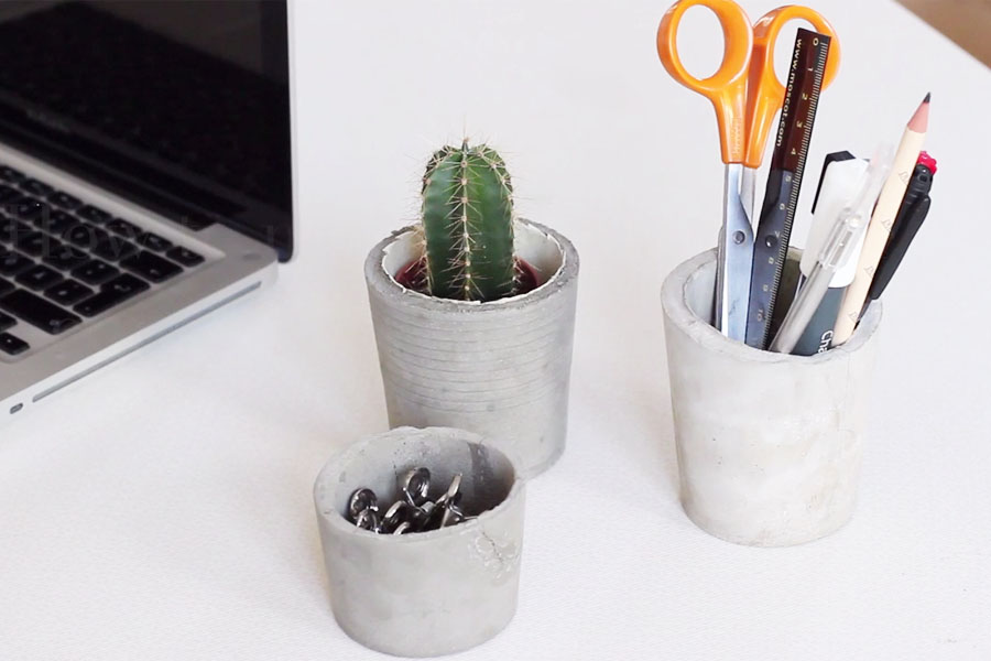 Skillshare class: DIY concrete cup