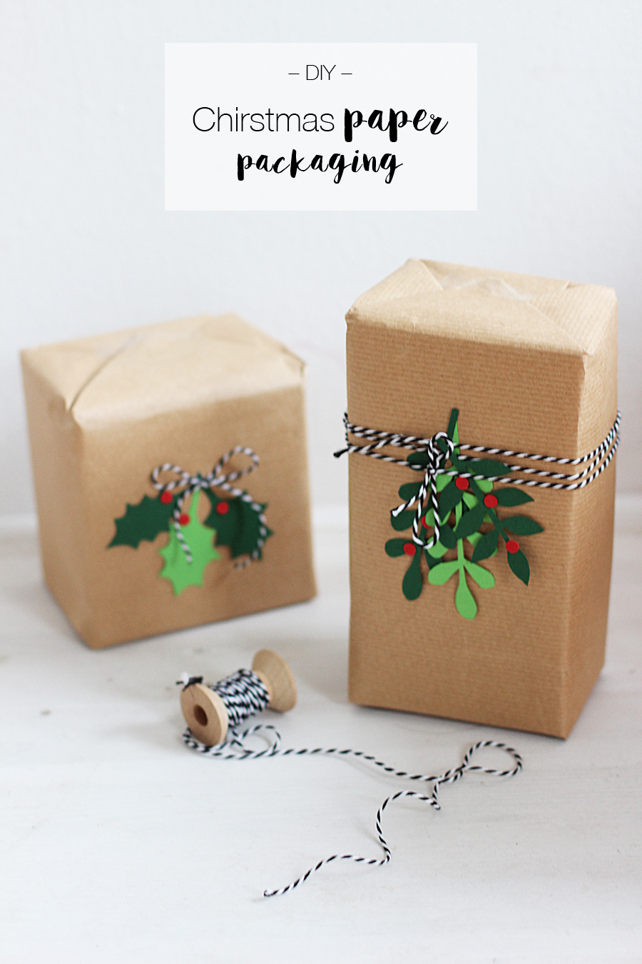 DIY paper Christmas packaging (with free template) | LOOK WHAT I MADE ...