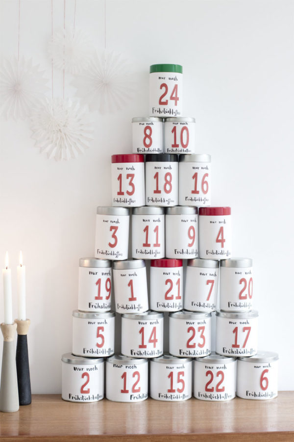 illy coffee tin advent calendar LOOK WHAT I MADE