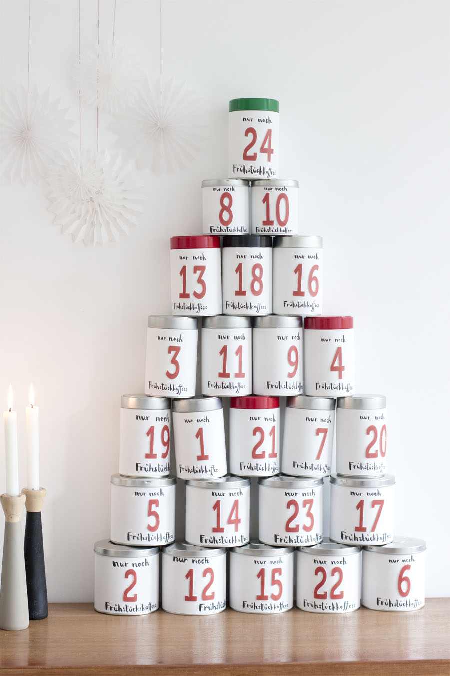 DIY coffee tin advent calendar | LOOK WHAT I MADE ...