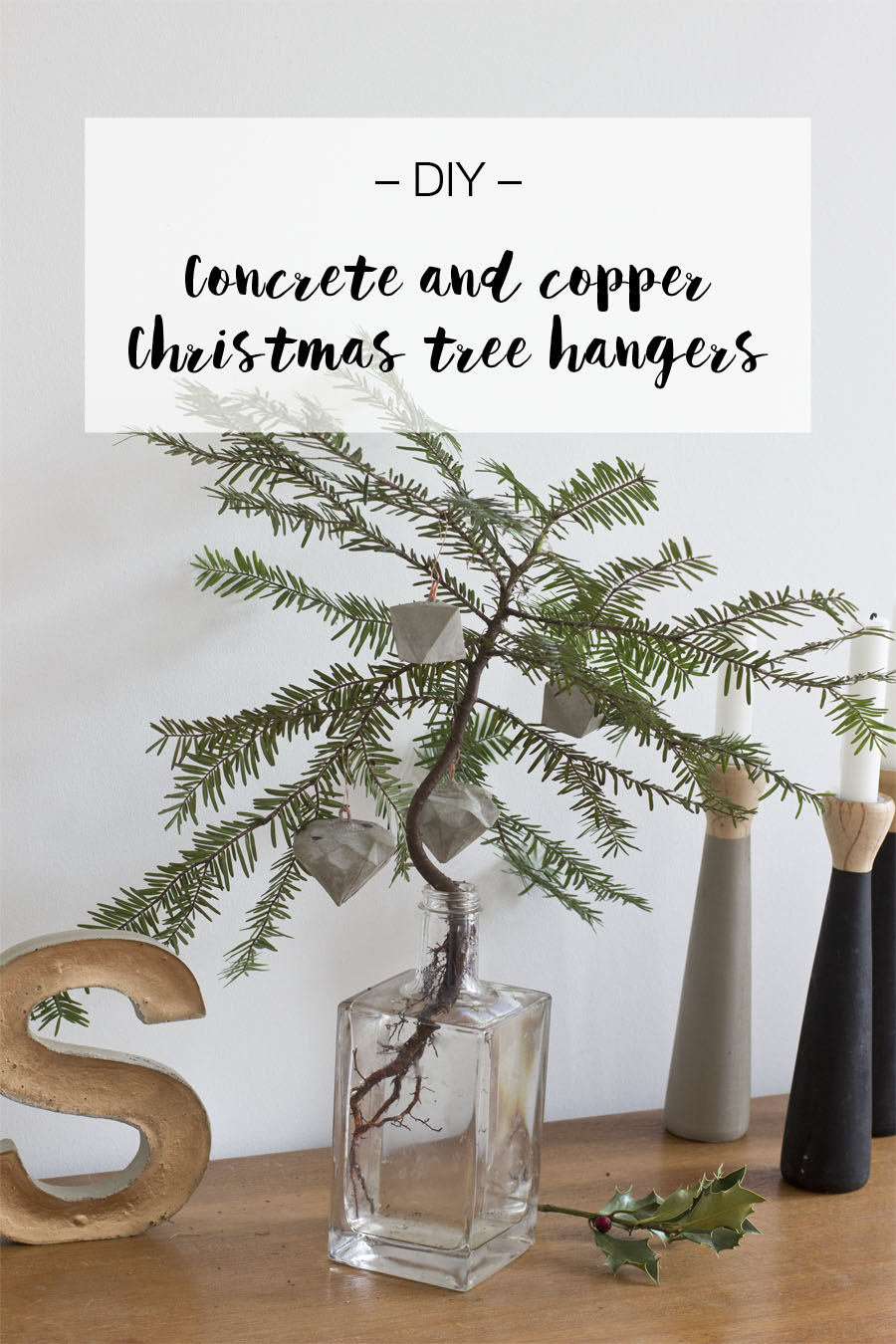 Concrete christmas tree hangers DIY | LOOK WHAT I MADE ...