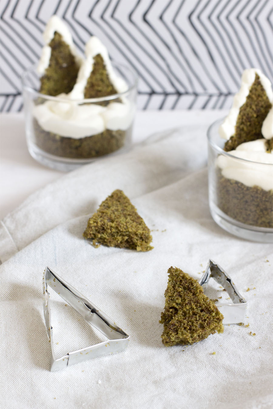 Matcha cake winter wonderland dessert | LOOK WHAT I MADE ...