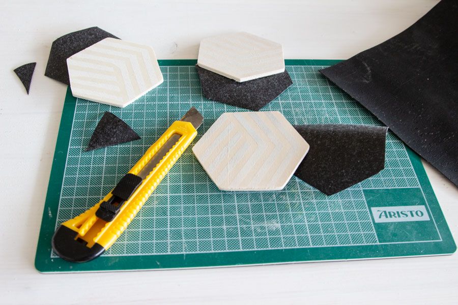 DIY hexagon coasters | LOOK WHAT I MADE ...