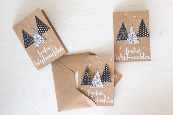 DIY Christmas cards from paper scraps | LOOK WHAT I MADE ...