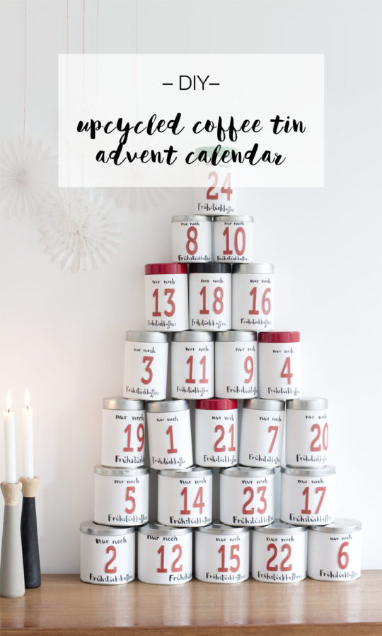 illy coffee tin advent calendar LOOK WHAT I MADE