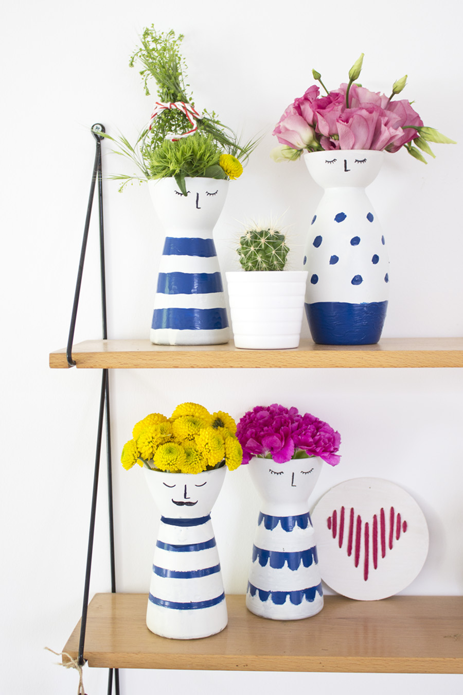 DIY flower vases with faces | LOOK WHAT I MADE ...