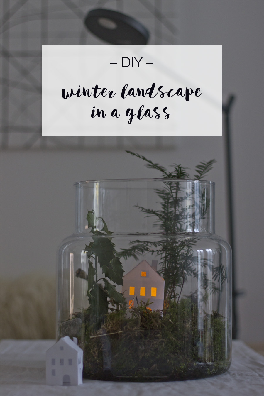 winter landscape in a glass | LOOK WHAT I MADE ...