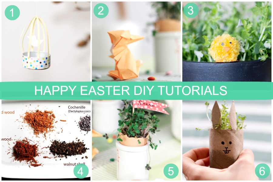 Looking for some Easter crafting projects? Find a collection here from an Origami rabbit to Easter table decoration and natural egg dye.