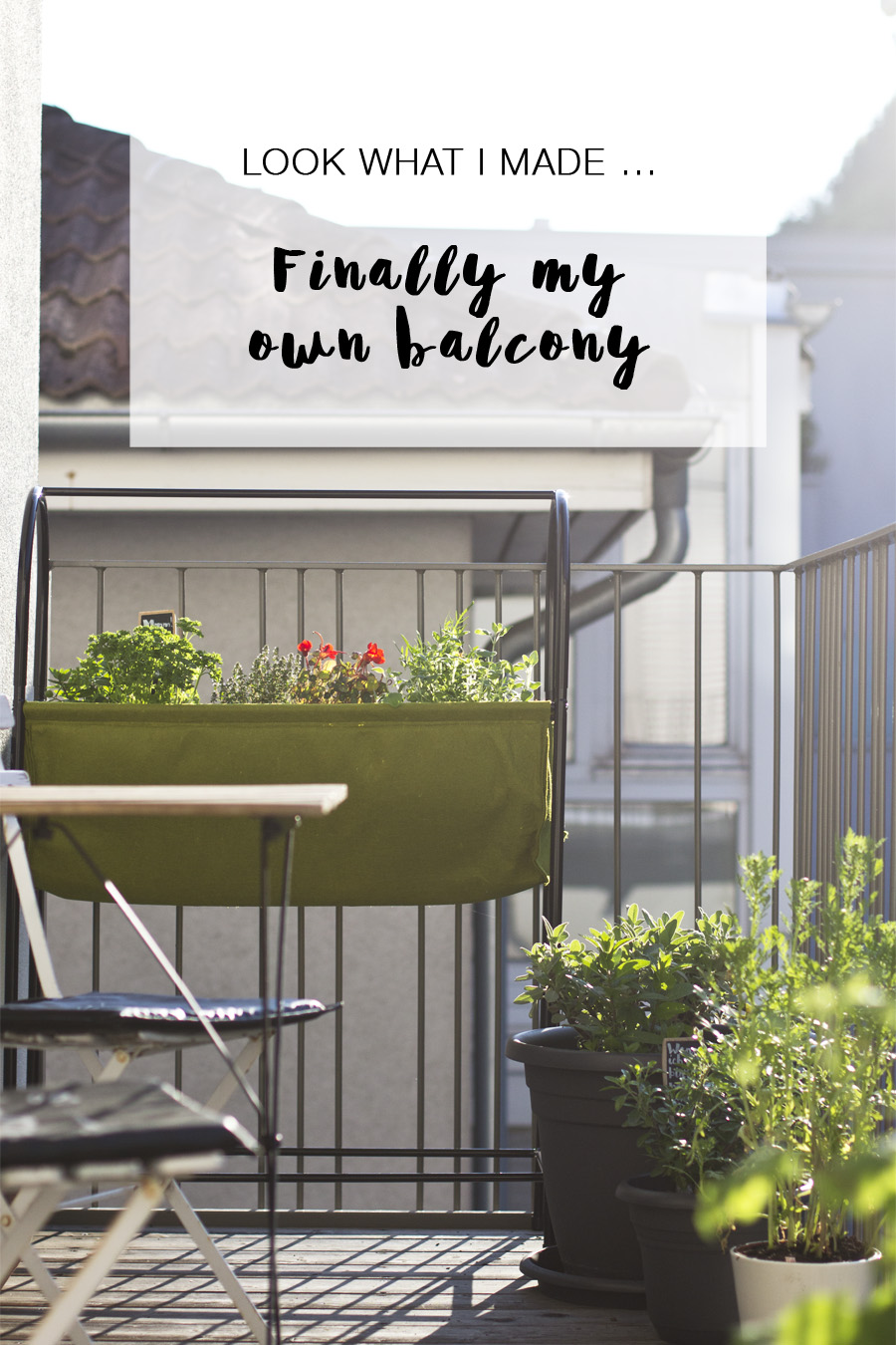 Grow your own herb garden on the balcony | LOOK WHAT I MADE ...