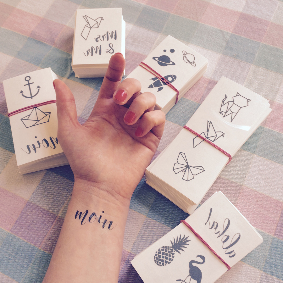 LOOK WHO MADE IT: Janine Schmidt, designer of temporary tattoos and founder of FONRY