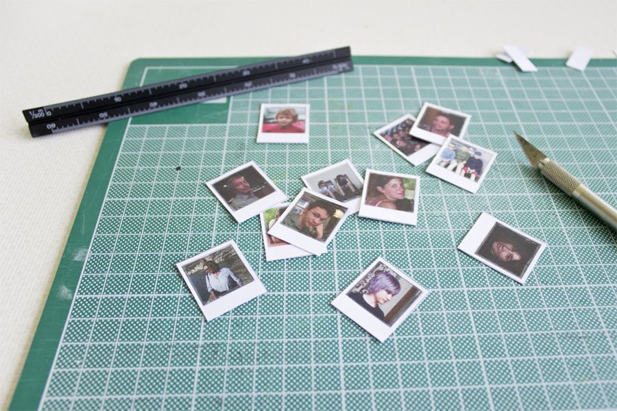 Mother's Day gift: DIY mini photo magnets