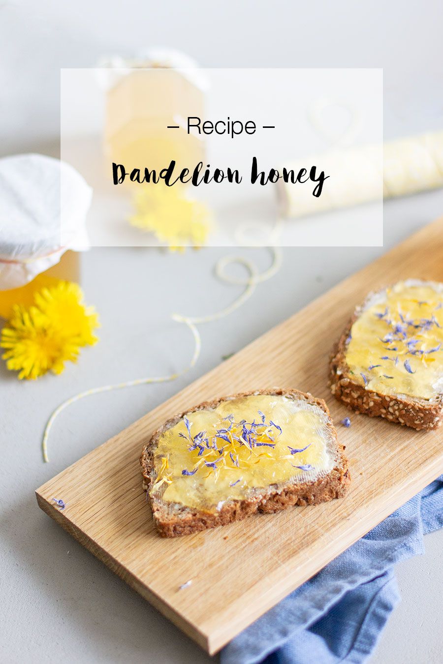 Dandelion honey recipe | LOOK WHAT I MADE ...