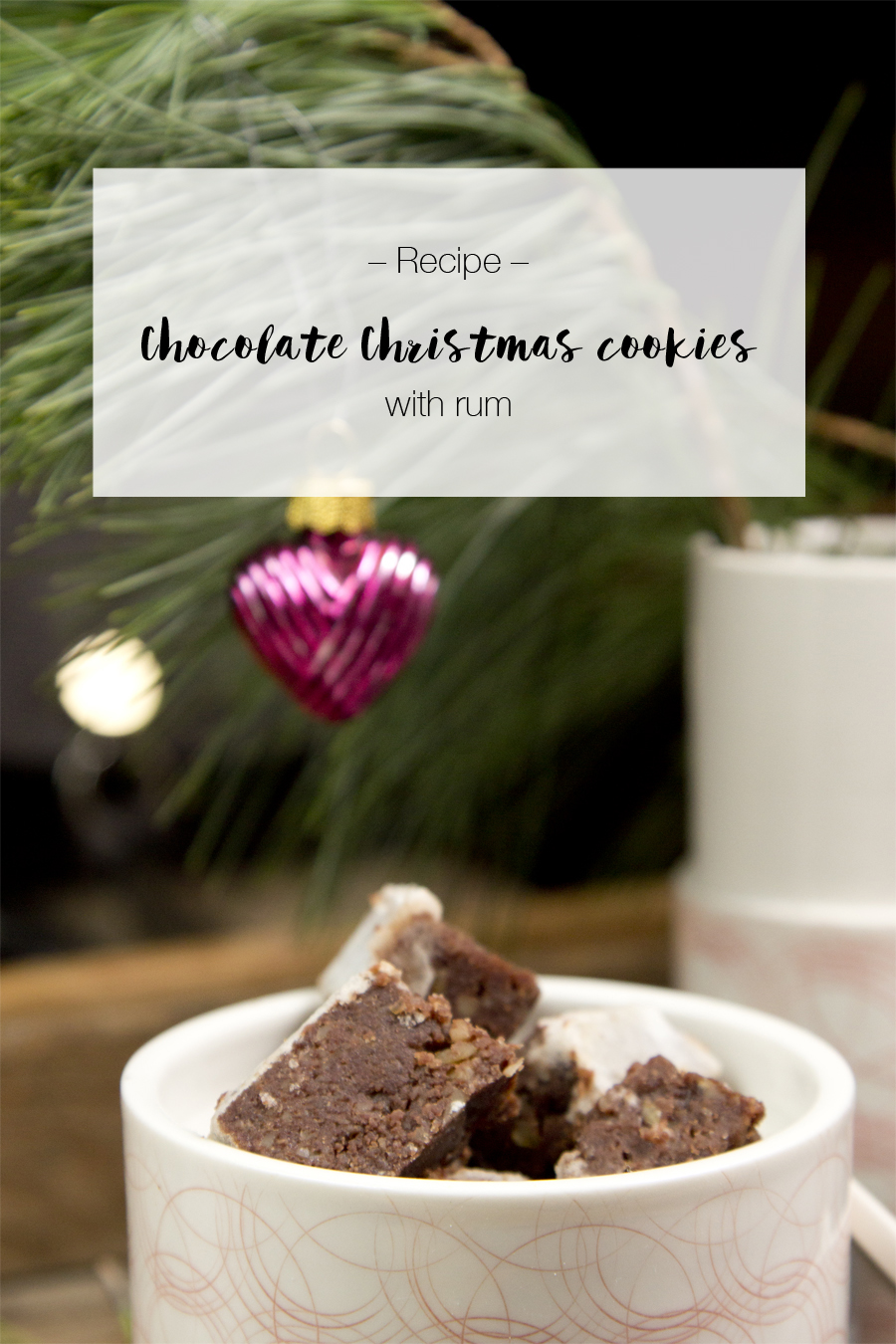 No bake chocolate Christmas cookies with rum | LOOK WHAT I MADE ...