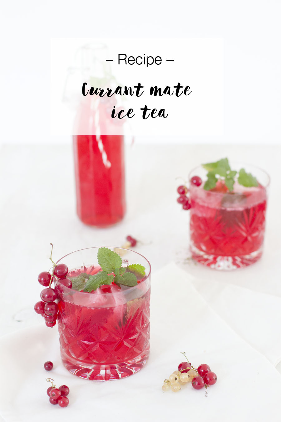 Red currant mate ice tea recipe | LOOK WHAT I MADE ...