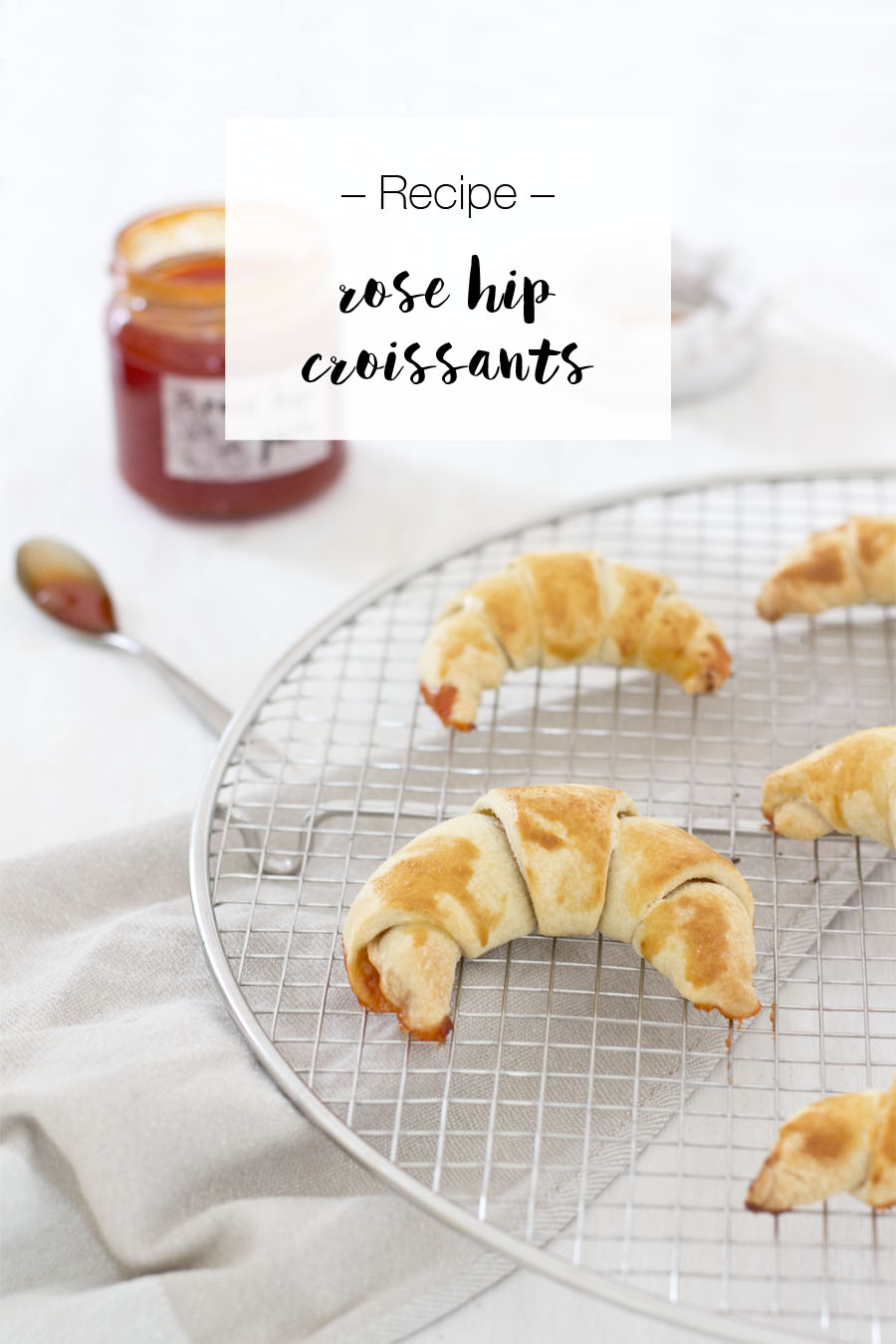 Handmade puff pastry rose hip croissants | LOOK WHAT I MADE ...