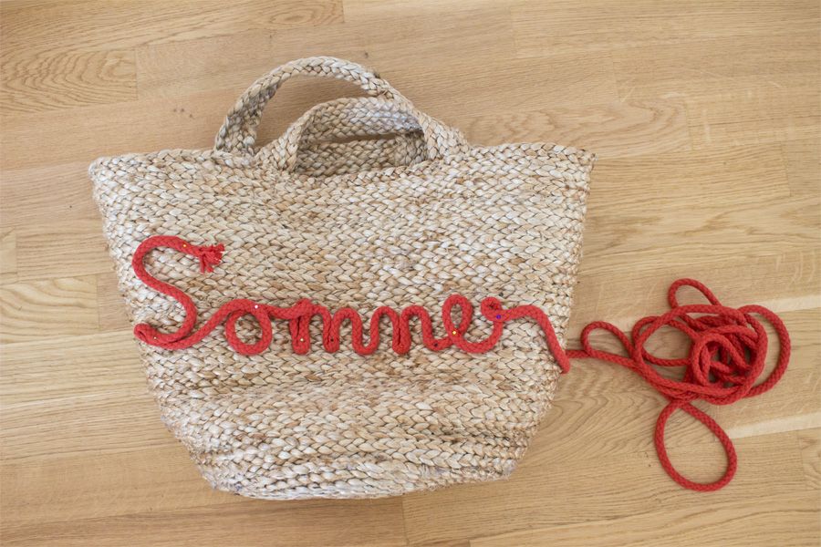 DIY embroidered beach bag | LOOK WHAT I MADE ...