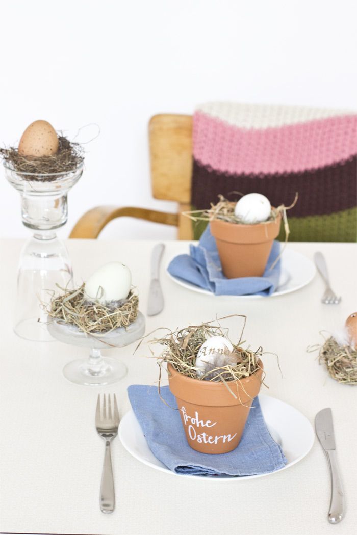 Tischdekoration-fuer-Ostern-aus-Naturmaterialien | LOOK WHAT I MADE ...