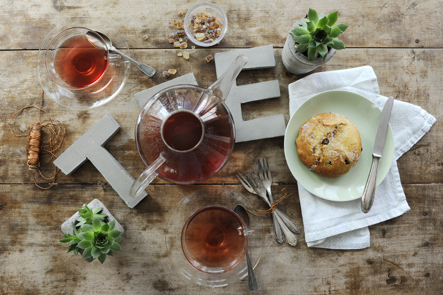 Tea setting with DIY cement letters | LOOK WHAT I MADE ...