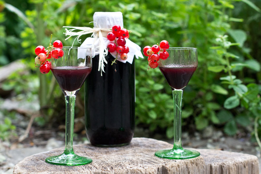 Easy summer drink: easy blackcurrant liqueur recipe