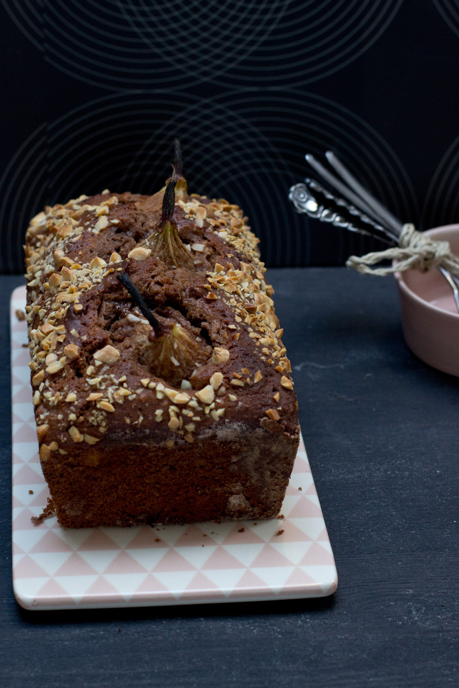 Chocolate pear almond cake recipe