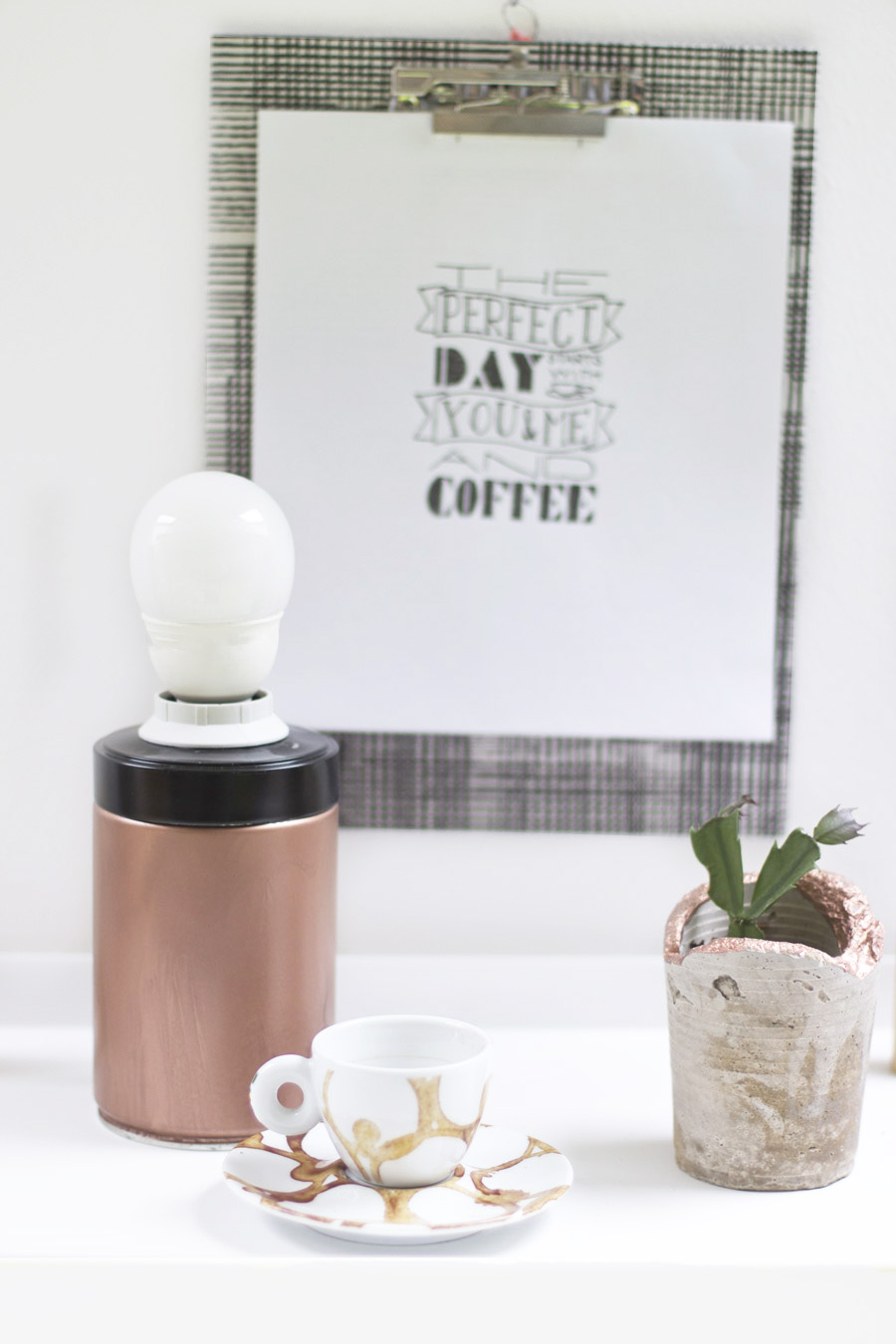 Coffee tin lamp DIY | LOOK WHAT I MADE ...