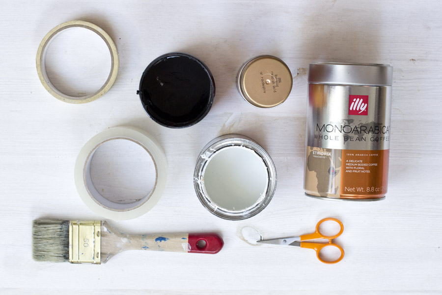 Upcycle an old coffee tin to make beautiful storage for your bits and bobs. | LOOK WHAT I MADE...