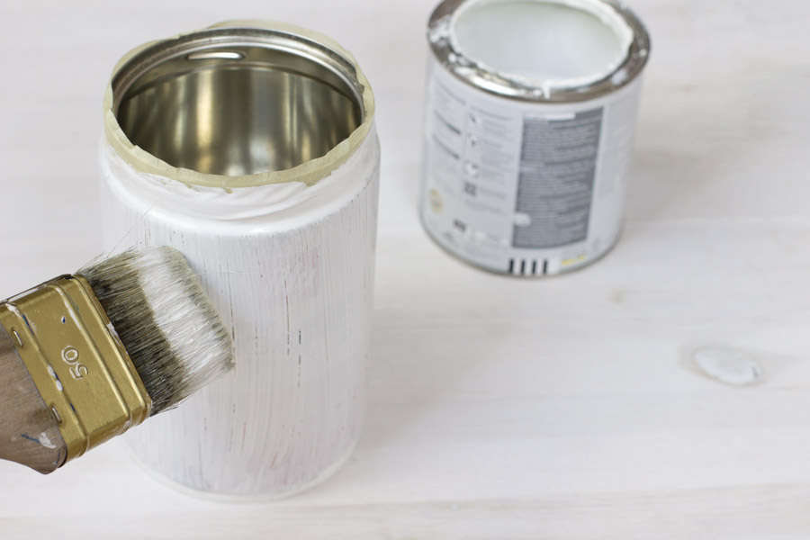 Upcycle an old coffee tin to make beautiful storage for your bits and bobs. | LOOK WHAT I MADE...