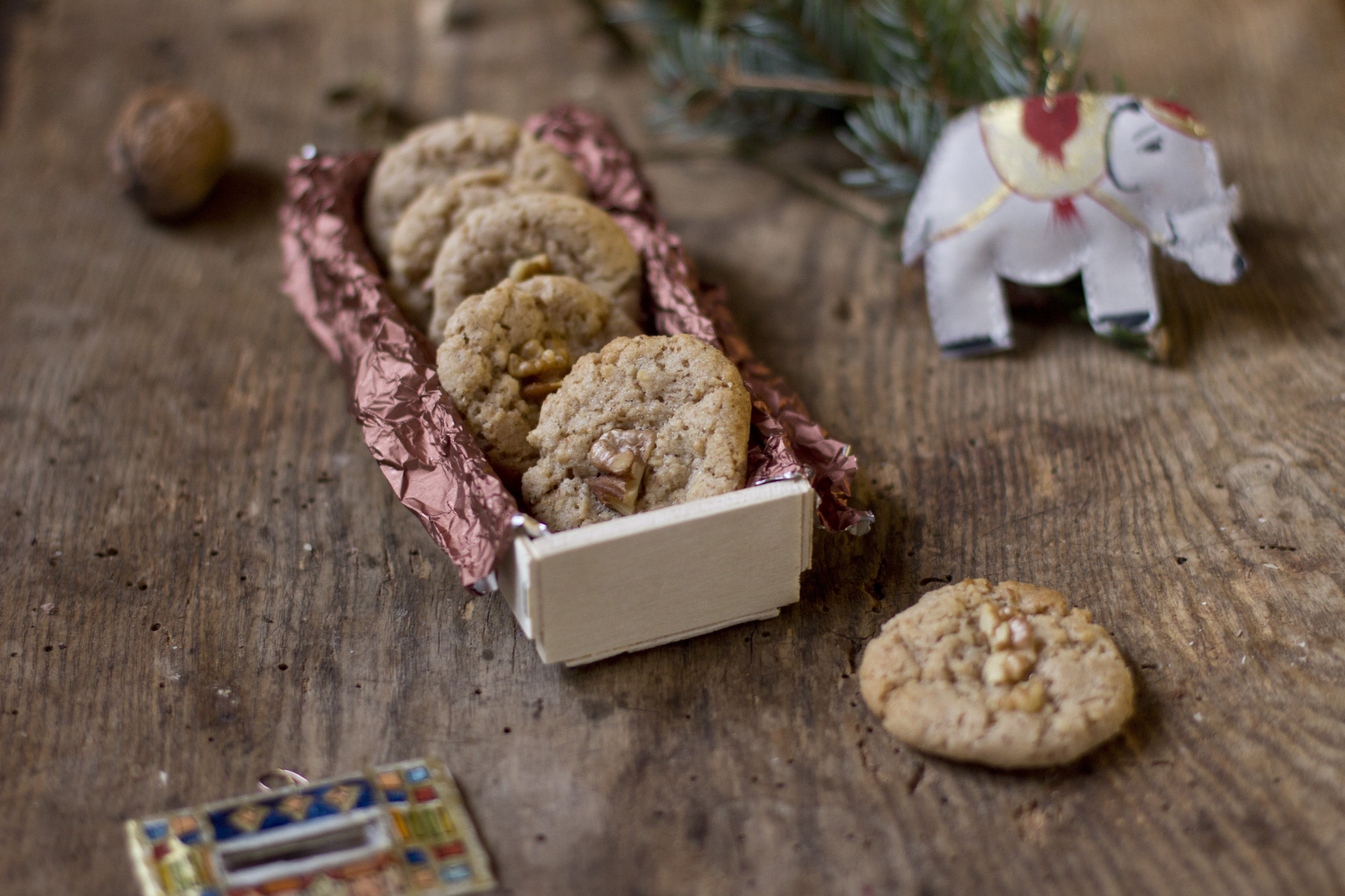 Walnut Caramel Christmas Cookies Look What I Made