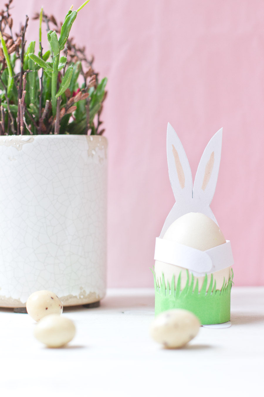 DIY easter paper bunnies tutorial