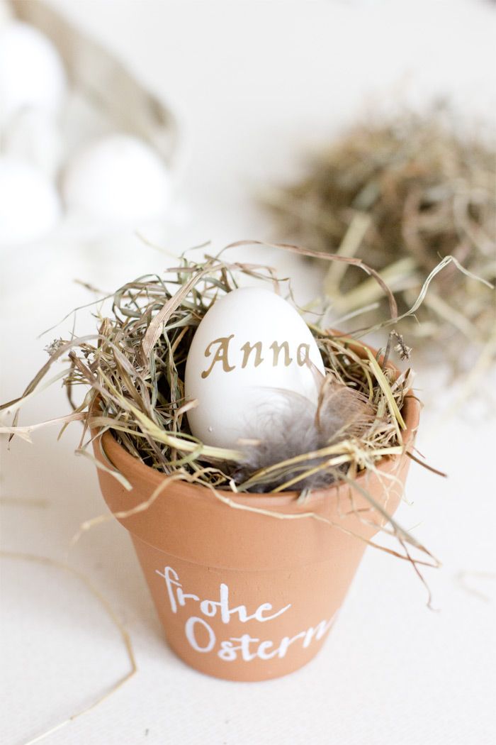 DIY natural and simplistic Easter table decoration | LOOK WHAT I MADE ...