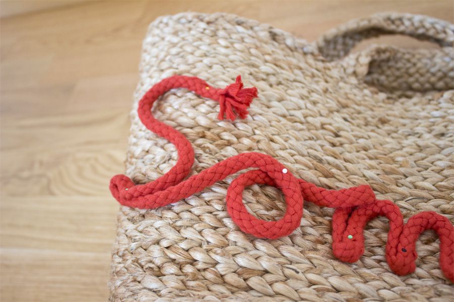 DIY embroidered beach bag | LOOK WHAT I MADE ...