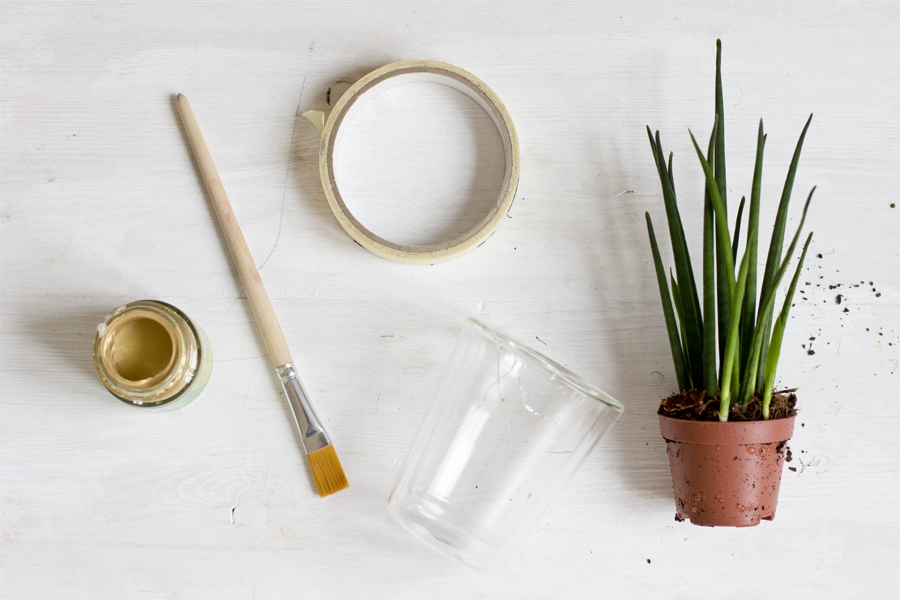 DIY gold planter upcycling project | LOOK WHAT I MADE ...