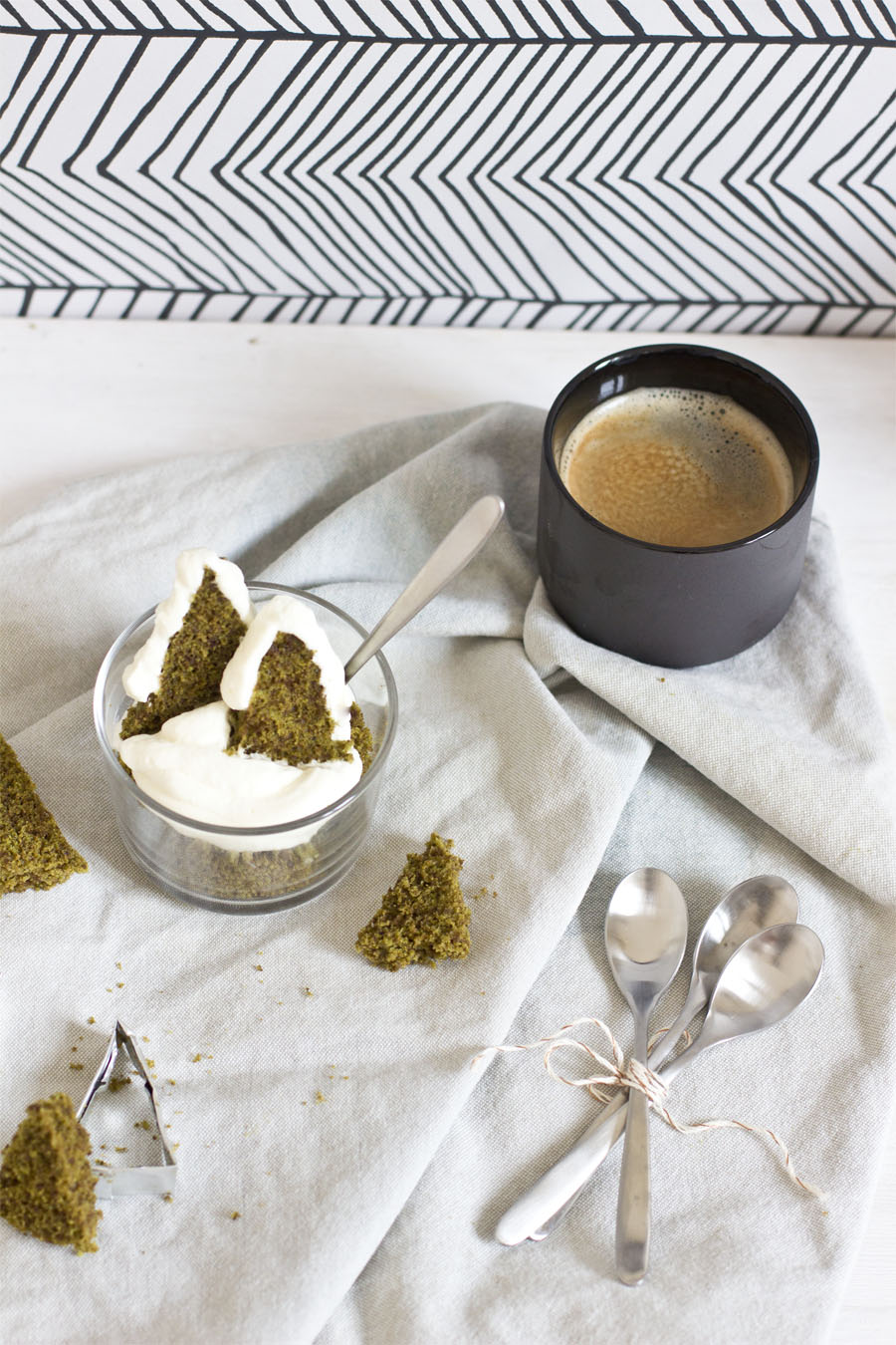 Matcha cake winter wonderland dessert | LOOK WHAT I MADE ...