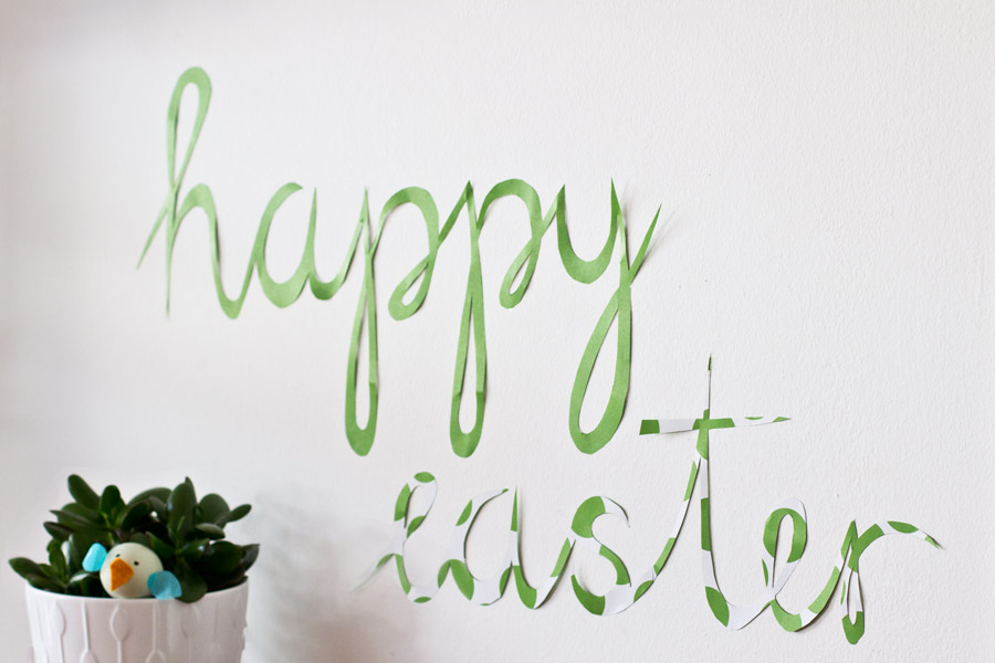 Happy Easter! Wall paper mural DIY tutorial | LOOK WHAT I MADE ...