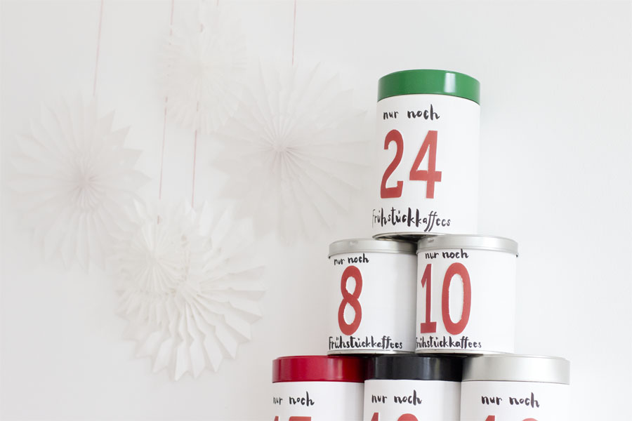 DIY coffee tin advent calendar | LOOK WHAT I MADE ...