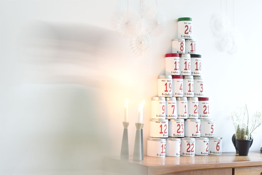 DIY coffee tin advent calendar | LOOK WHAT I MADE ...