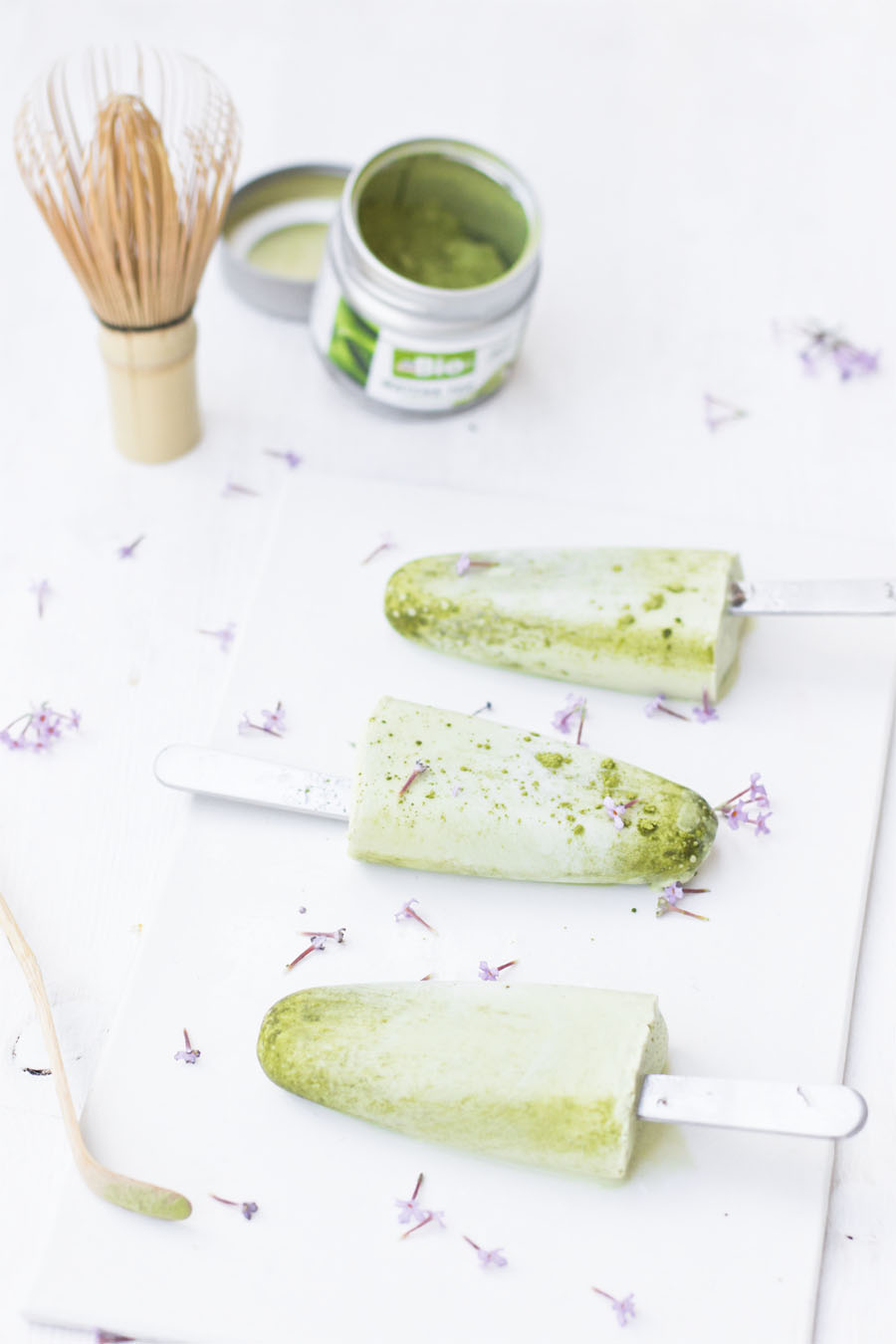 Matcha ice cream popsicles | LOOK WHAT I MADE ...