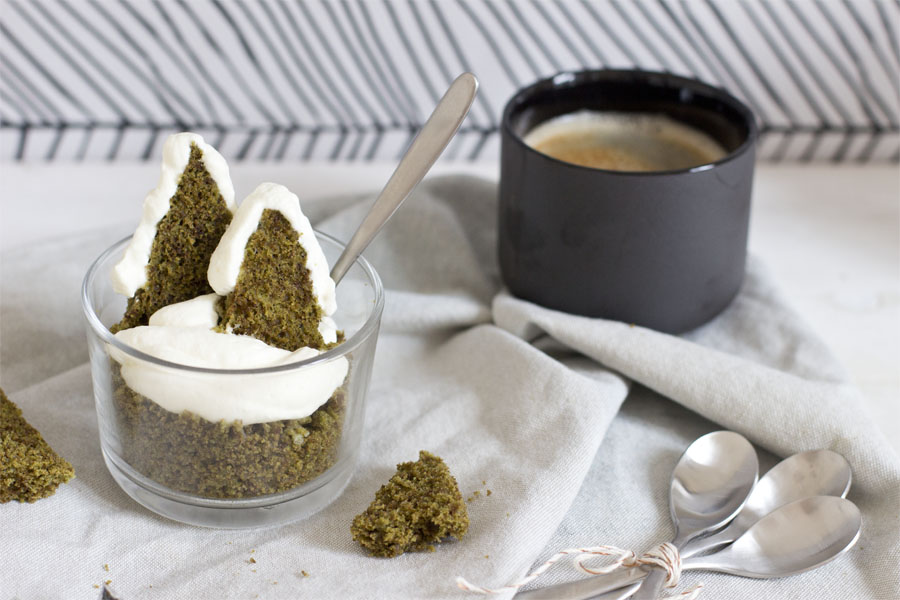 Matcha cake winter wonderland dessert | LOOK WHAT I MADE ...